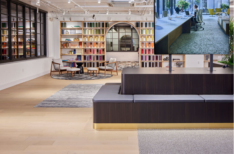 Sustainable elegance in showroom